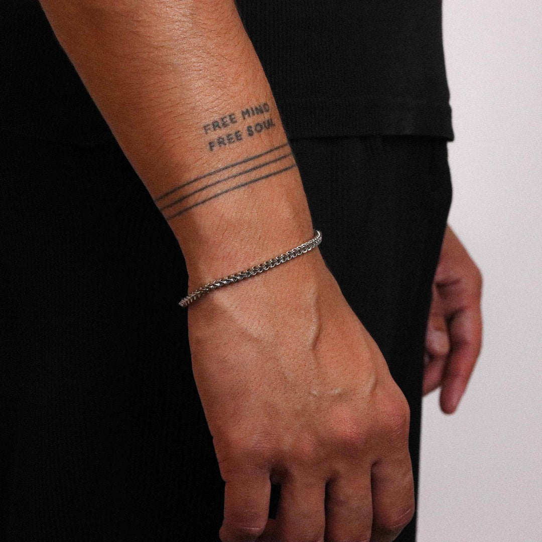 BOLD BRACELET - Silver - WILD YOUTH - 925 Sterling Silver