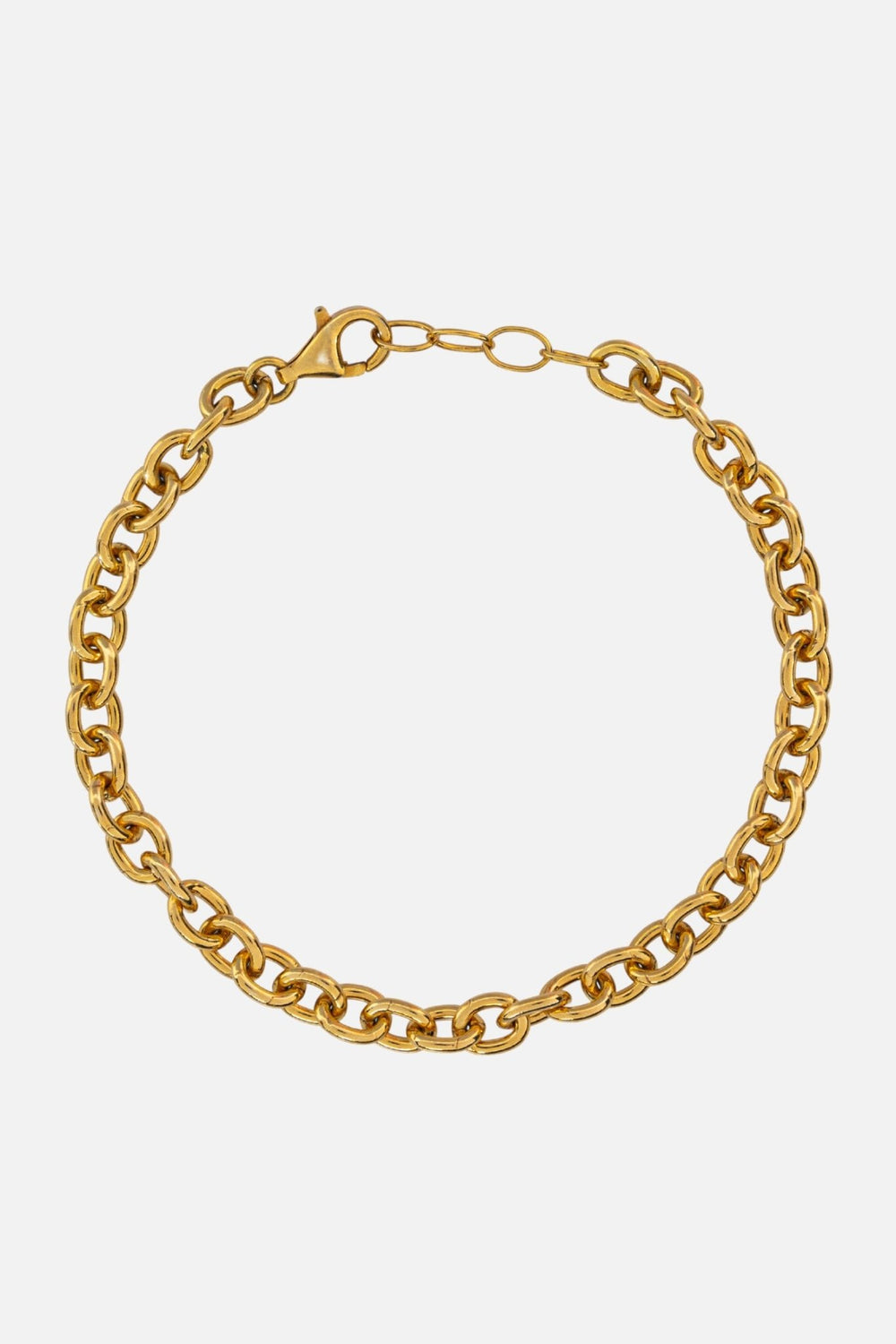 Flash gold bracelet - 19k gold round link chain bracelet handcrafted Portugal | Wild Youth
