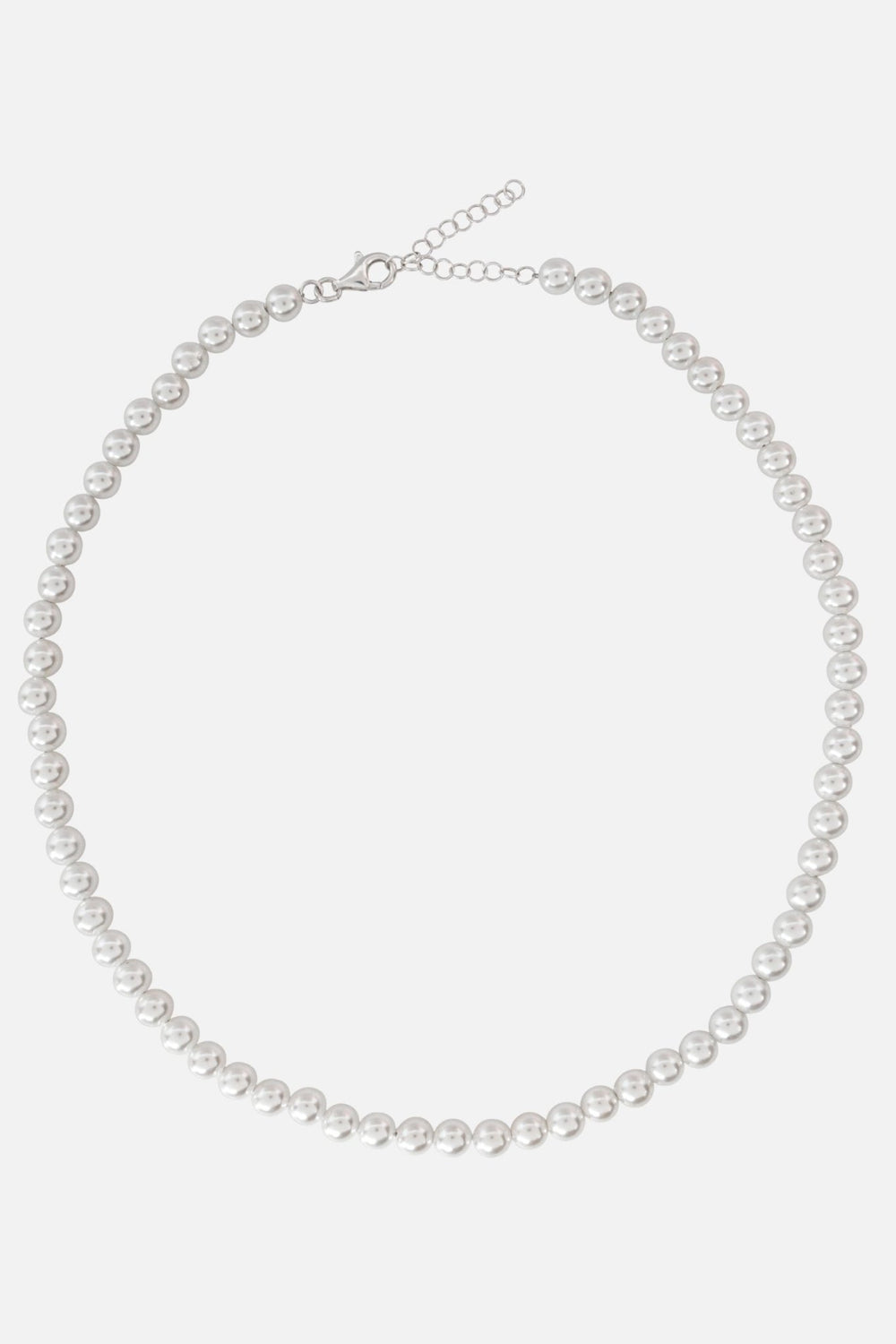 Pearl silver necklace - 925 sterling silver freshwater pearl necklace Portugal | Wild Youth