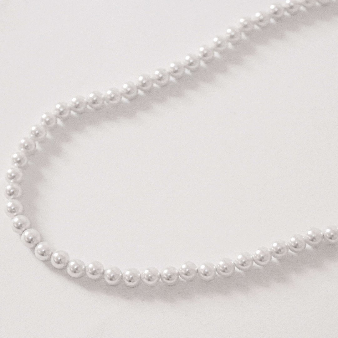 Pearl 925 sterling silver necklace lifestyle - summer jewellery Portugal | Wild Youth