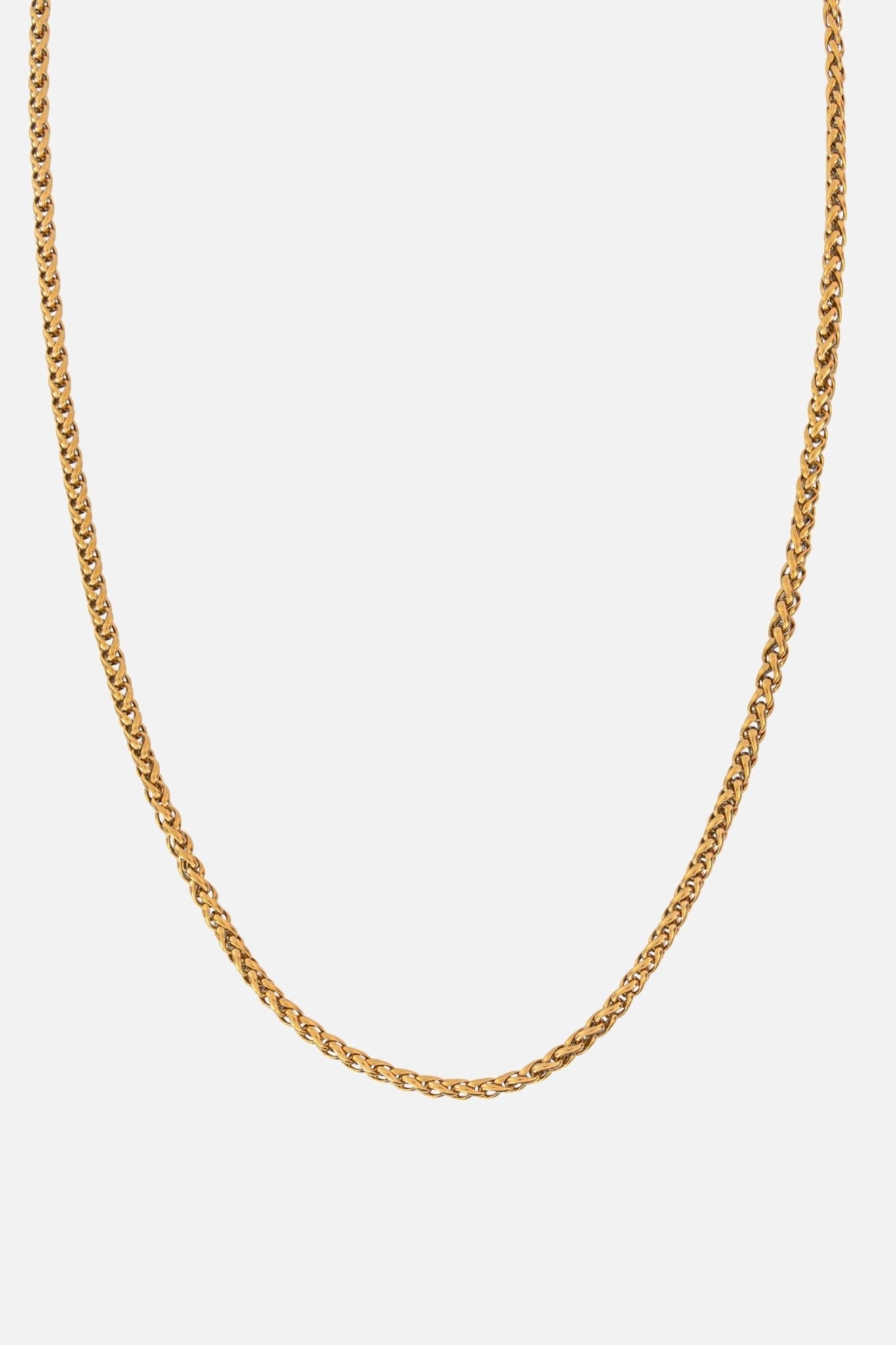 Purpose gold necklace - 19k gold crossed chain necklace handcrafted Portugal | Wild Youth