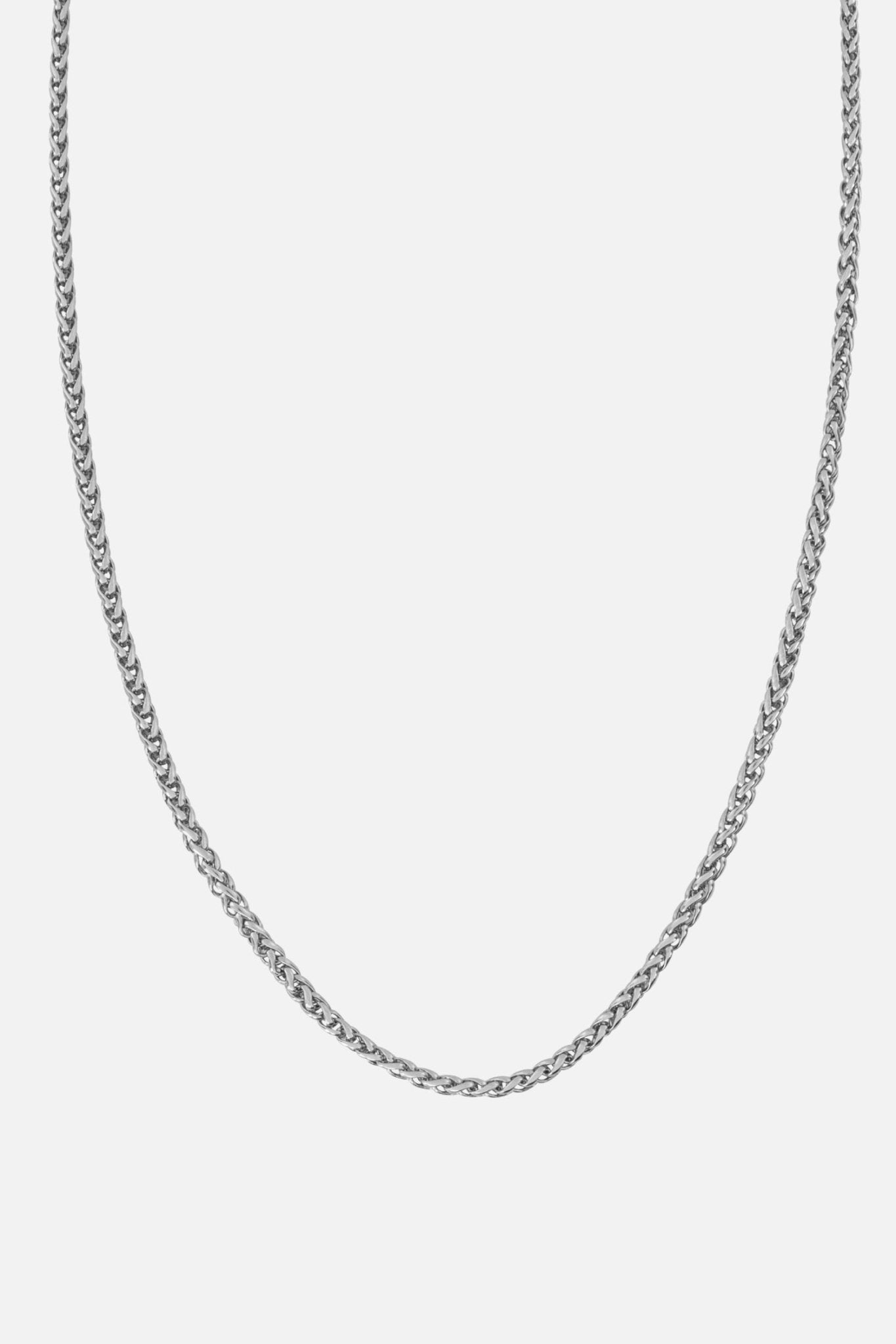 Purpose silver necklace - 925 sterling silver crossed chain necklace Portugal | Wild Youth