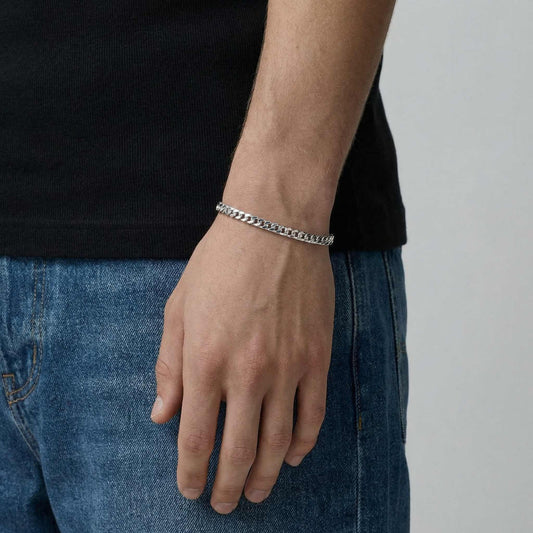 BOLD BRACELET - Silver - WILD YOUTH - 925 Sterling Silver