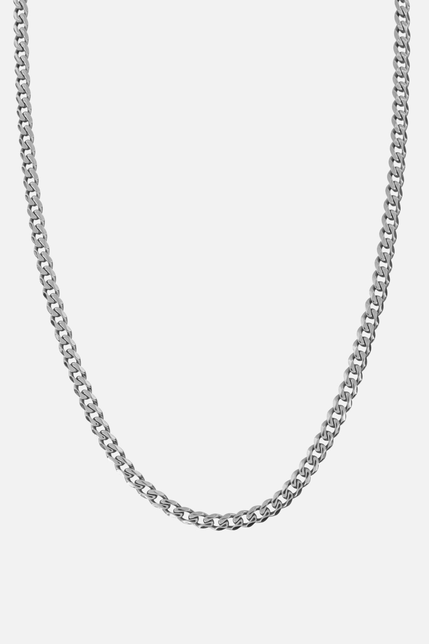 Bravery silver necklace - 925 sterling silver Cuban link chain necklace Portugal | Wild Youth