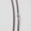 Bravery silver necklace detail - Cuban link chain handcrafted Portugal Wild Youth | Wild Youth