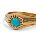 Calm But Strong 19k gold ring lifestyle - natural stone jewellery Portugal | Wild Youth