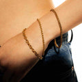 CLASSIC BRACELET - Gold - WILD YOUTH - 925 Sterling Silver