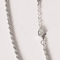 Classic silver bracelet detail - twisted rope chain handcrafted Portugal | Wild Youth