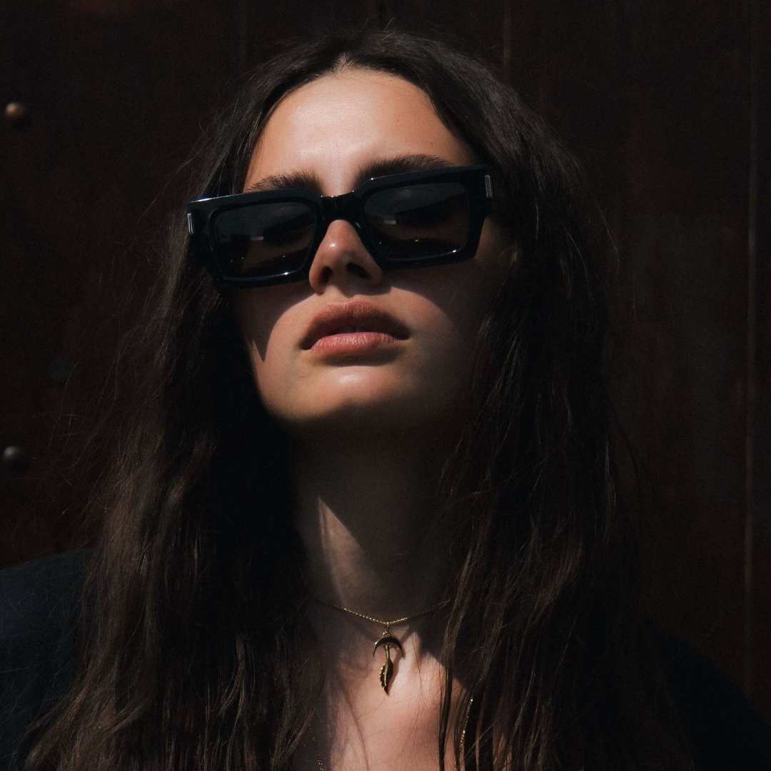 FEATHER NECKLACE - Gold - WILD YOUTH - 925 Sterling Silver