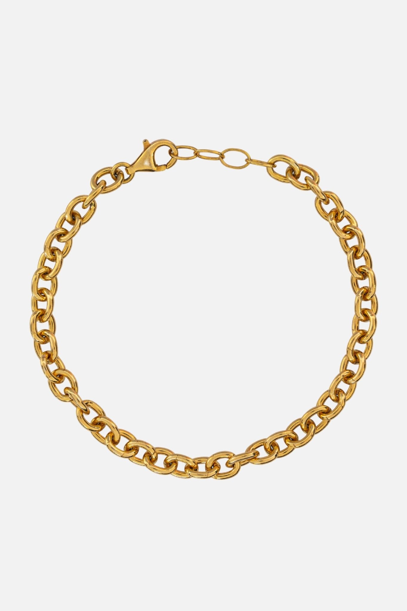 Flash gold bracelet - 19k gold round link chain bracelet handcrafted Portugal | Wild Youth