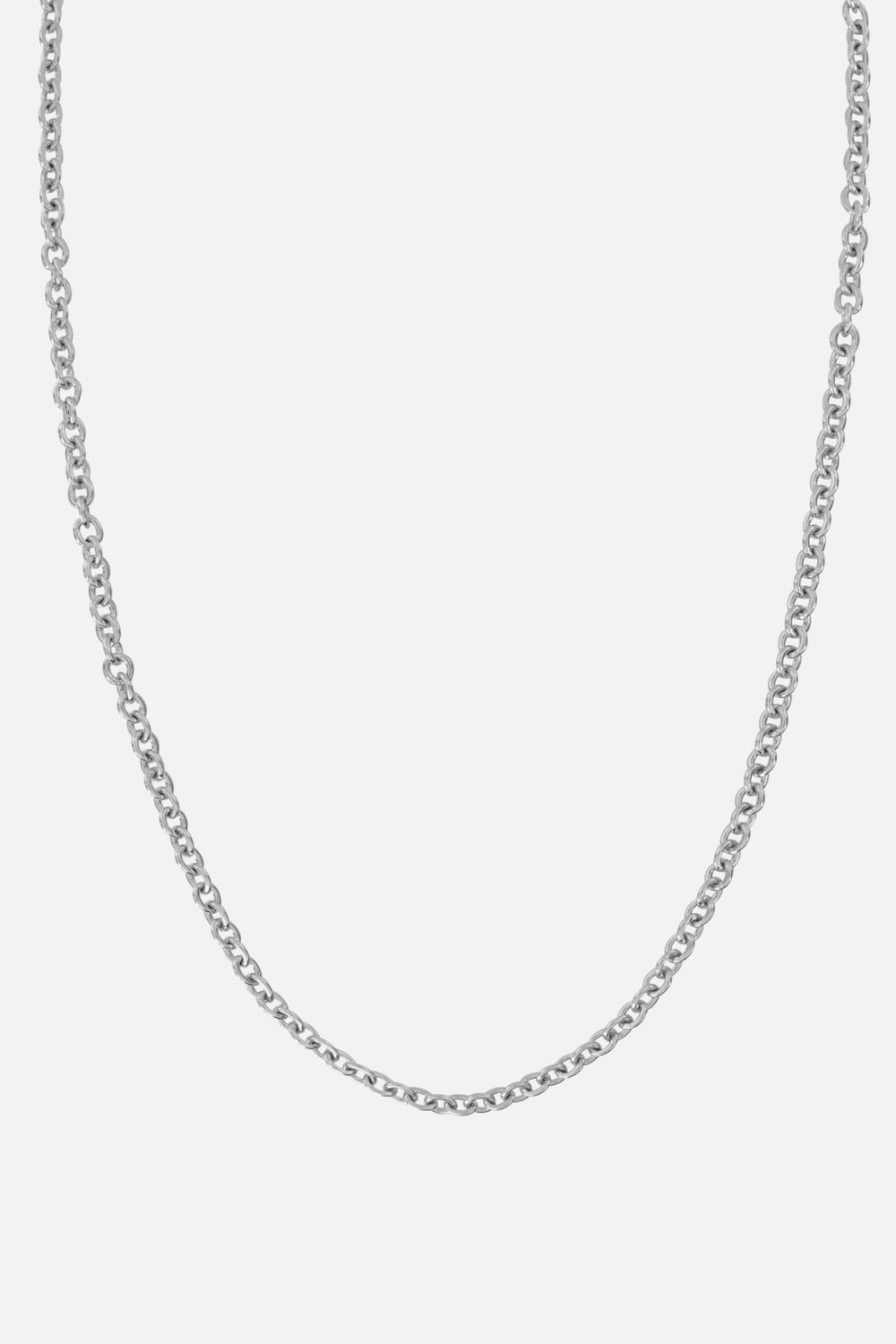 Flash silver necklace - 925 sterling silver round link chain necklace Portugal | Wild Youth