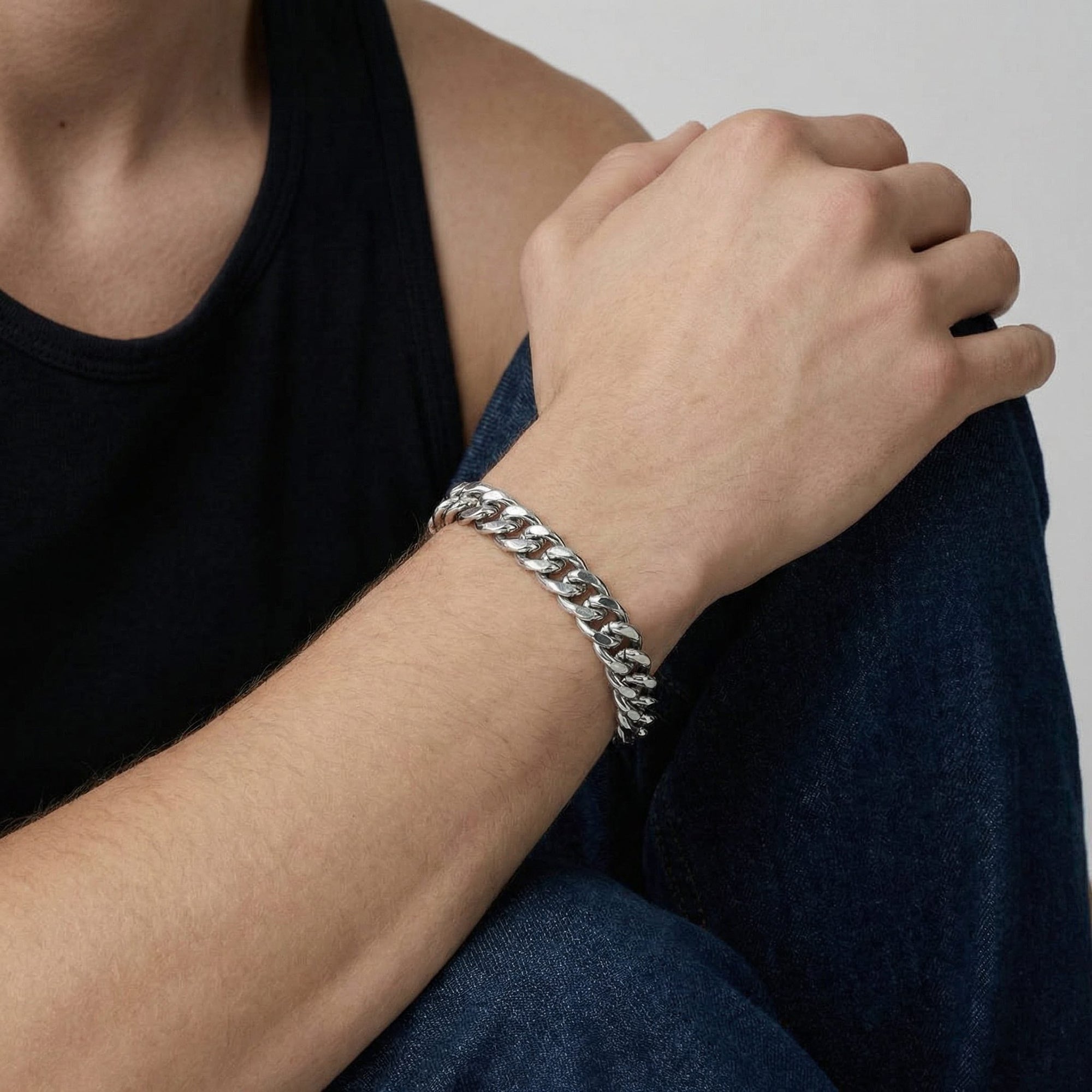 FREEDOM BRACELET - Silver - WILD YOUTH - 925 Sterling Silver