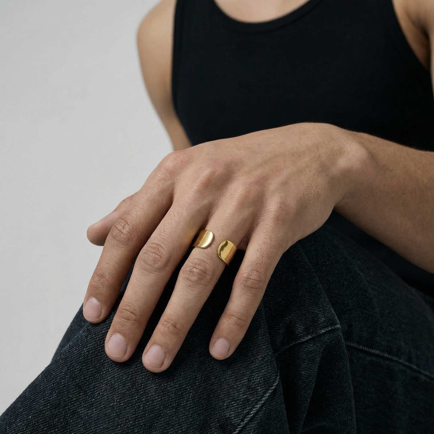 FREEDOM RING - Gold - WILD YOUTH - 925 Sterling Silver