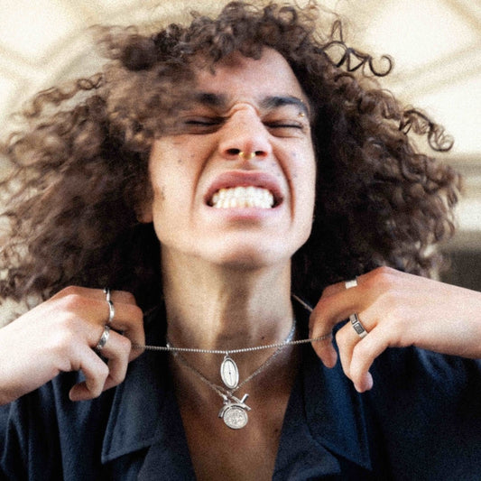 GUARDIAN NECKLACE - Silver - WILD YOUTH - 925 Sterling Silver