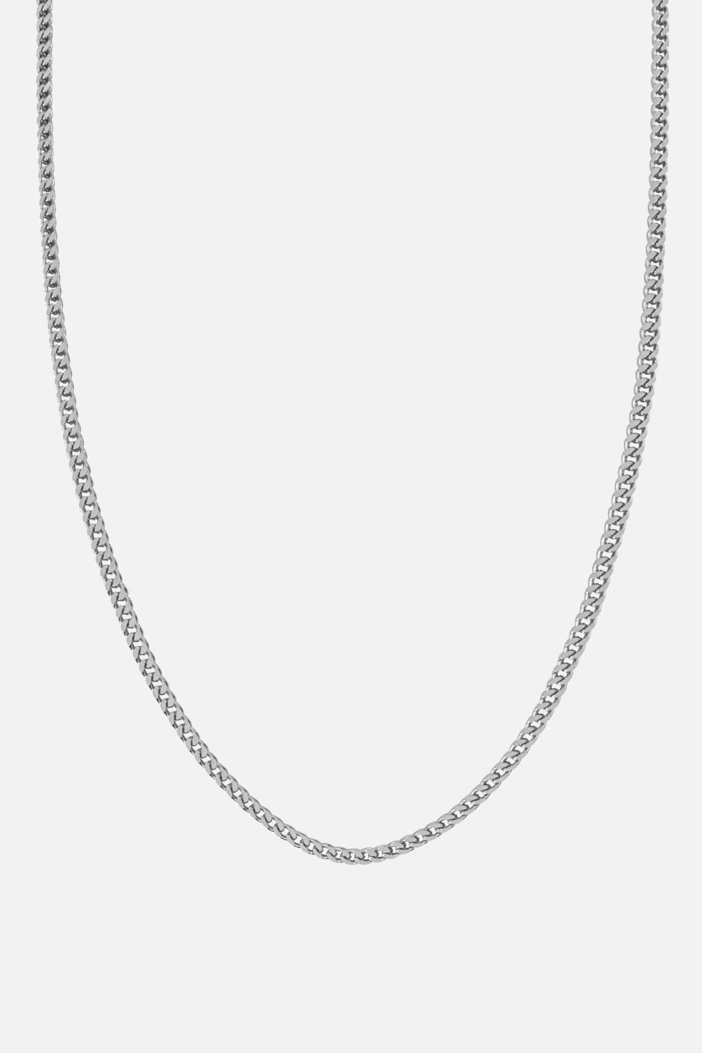 Hero silver necklace - 925 sterling silver rectangle link chain necklace Portugal | Wild Youth
