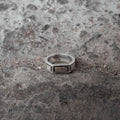 HEXAGON RING - Silver - WILD YOUTH - 925 Sterling Silver