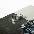 HEXAGON RING - Silver - WILD YOUTH - 925 Sterling Silver