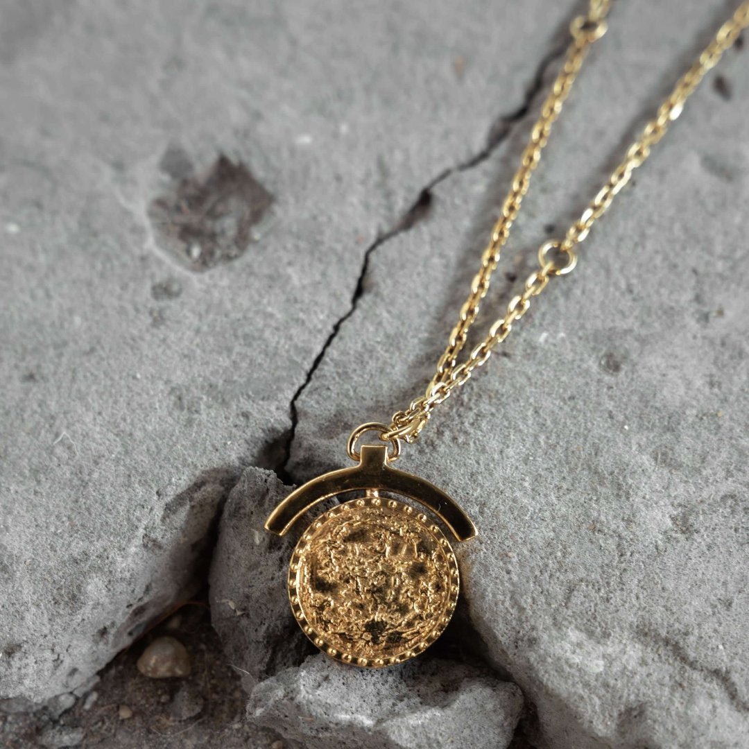 HOME NECKLACE - Gold - WILD YOUTH - 925 Sterling Silver