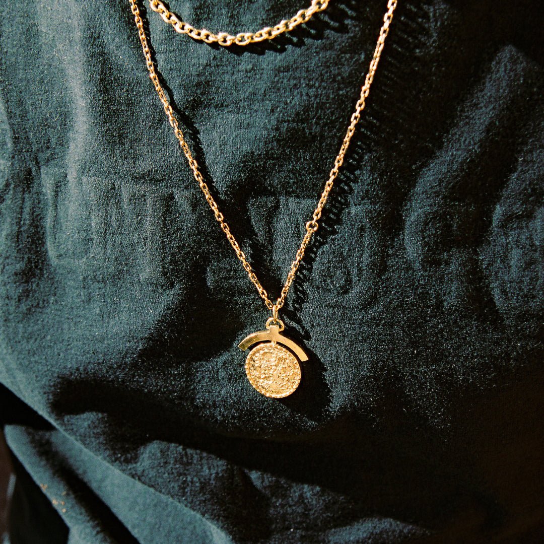 HOME NECKLACE - Gold - WILD YOUTH - 925 Sterling Silver