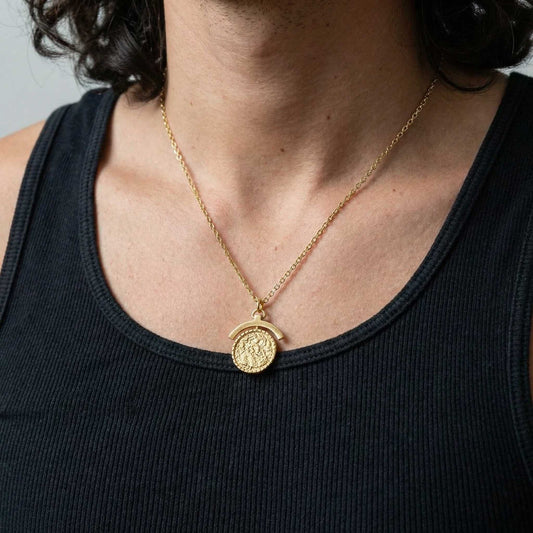 HOME NECKLACE - Gold - WILD YOUTH - 925 Sterling Silver