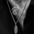 Home sterling silver necklace flat lay - handmade Portugal Wild Youth | Wild Youth