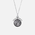 Home silver necklace - 925 sterling silver earth pendant handcrafted Portugal | Wild Youth