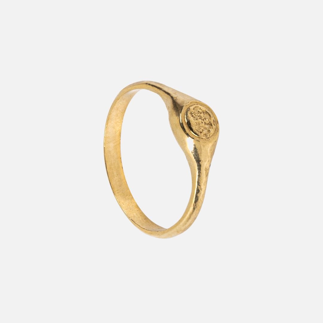MOON RING - Gold - WILD YOUTH - 925 Sterling Silver