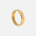 Near Perfection gold ring - 19k gold open band ring handcrafted Portugal | Wild Youth