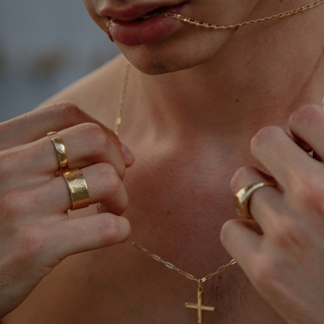 Near Perfection gold ring detail - open band handcrafted Portugal Wild Youth | Wild Youth