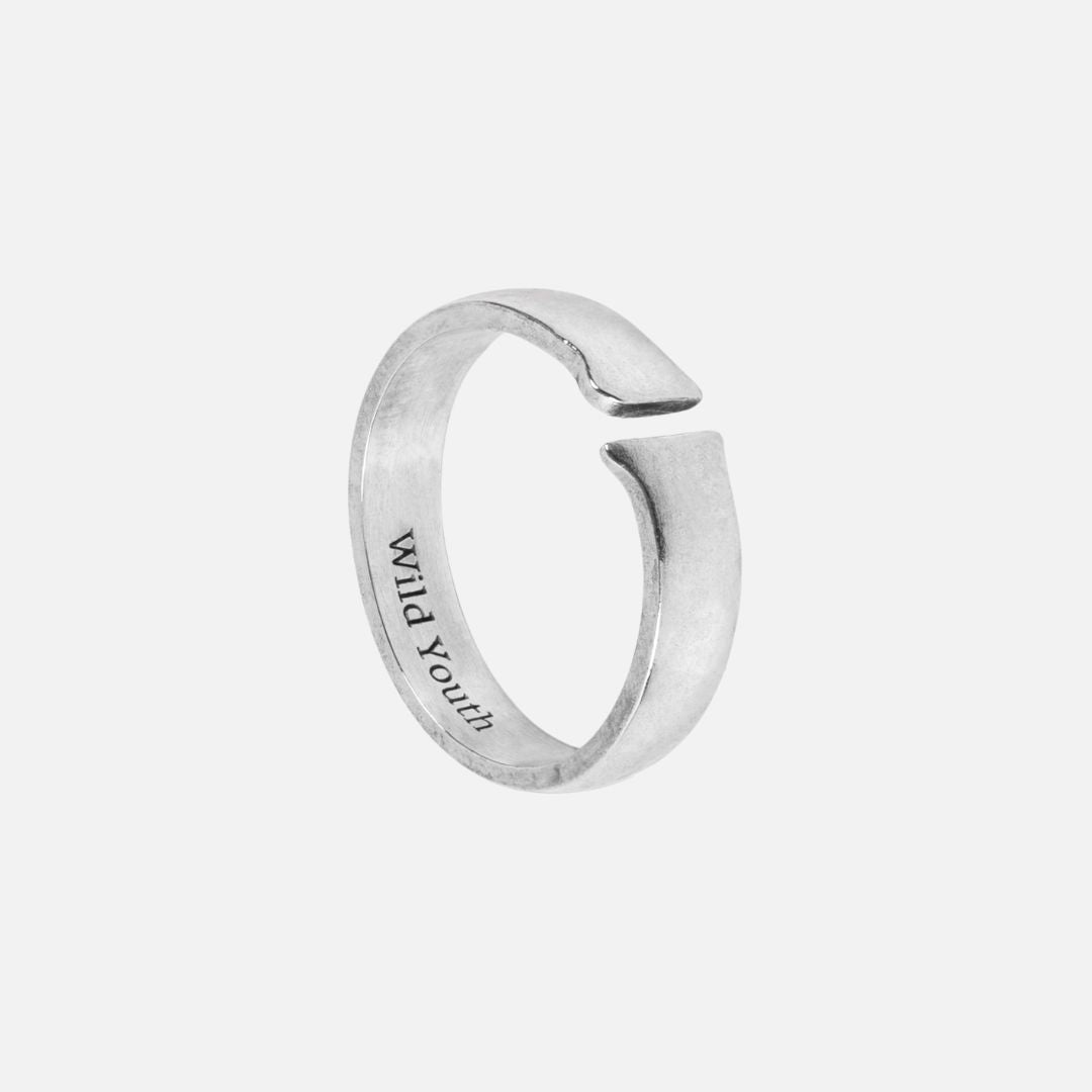 Near Perfection silver ring - 925 sterling silver open band ring Portugal | Wild Youth