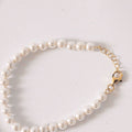PEARL BRACELET - Gold - WILD YOUTH - 925 Sterling Silver