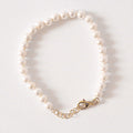 PEARL BRACELET - Gold - WILD YOUTH - 925 Sterling Silver