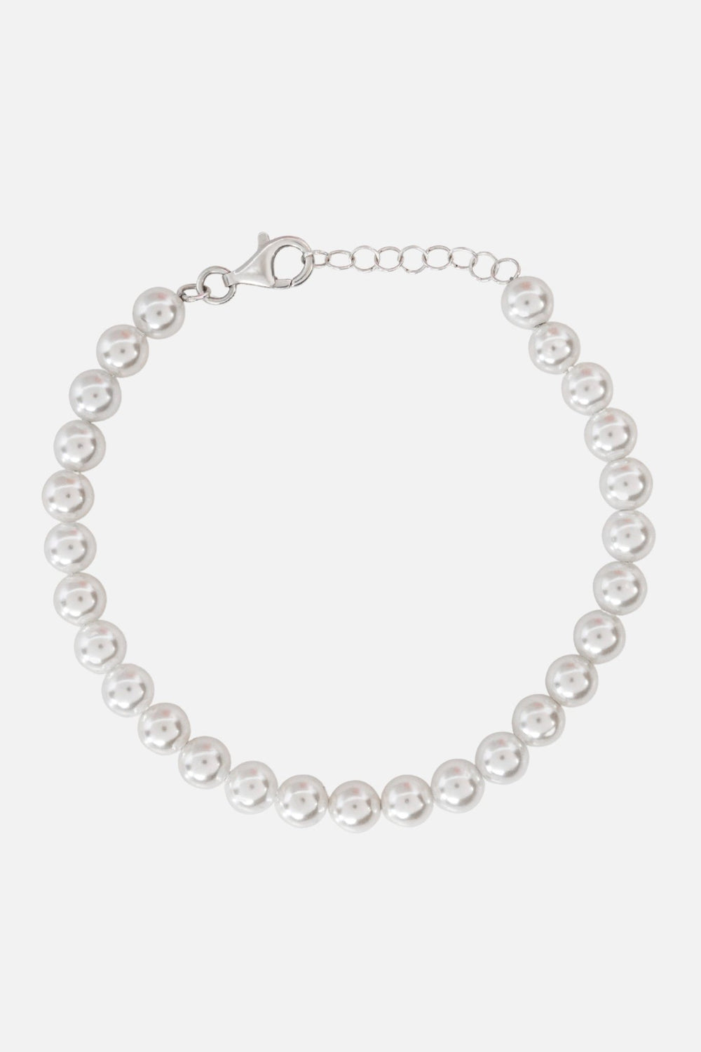 Pearl silver bracelet - 925 sterling silver freshwater pearl bracelet Portugal | Wild Youth