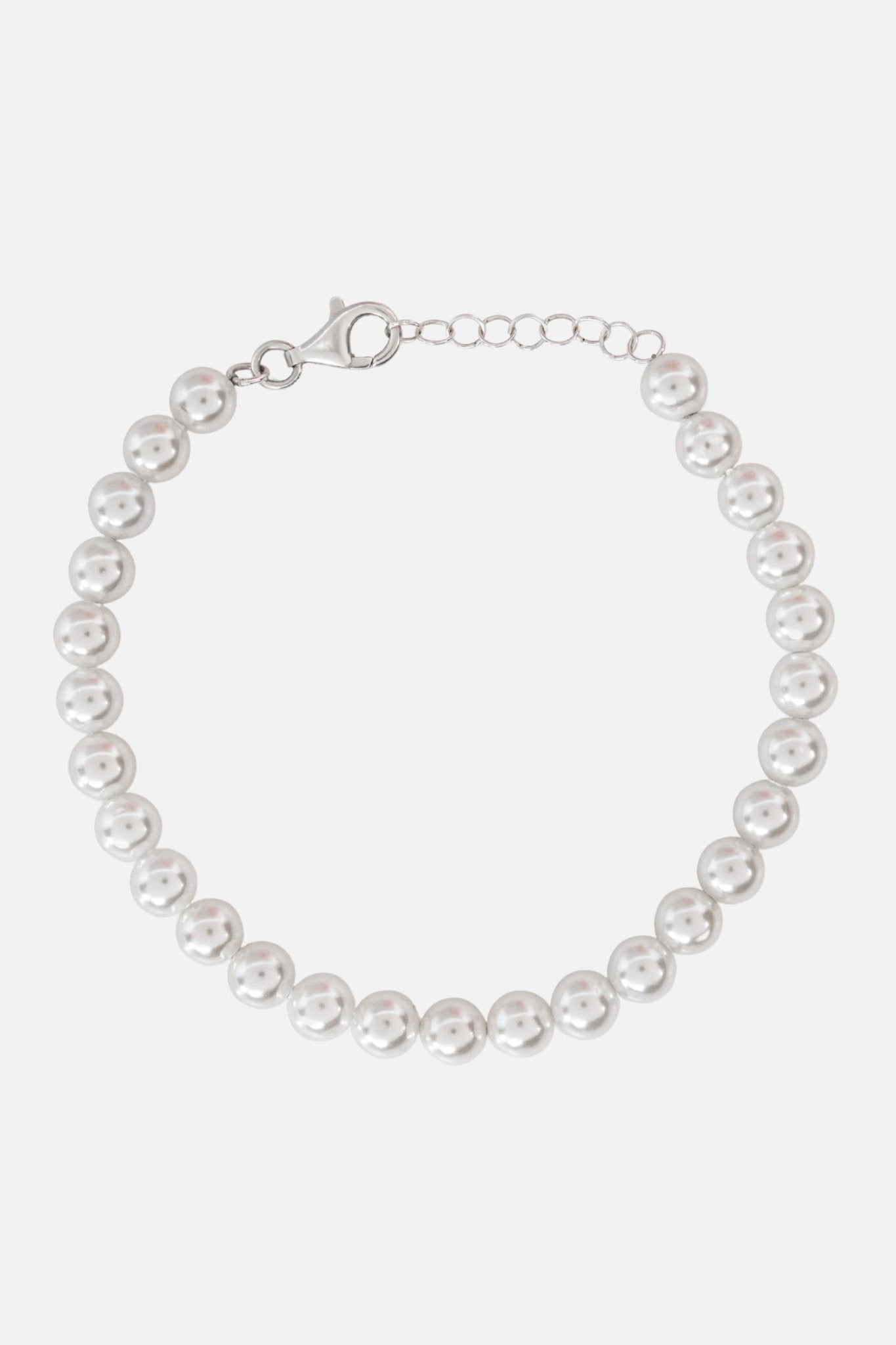 Pearl silver bracelet - 925 sterling silver freshwater pearl bracelet Portugal | Wild Youth