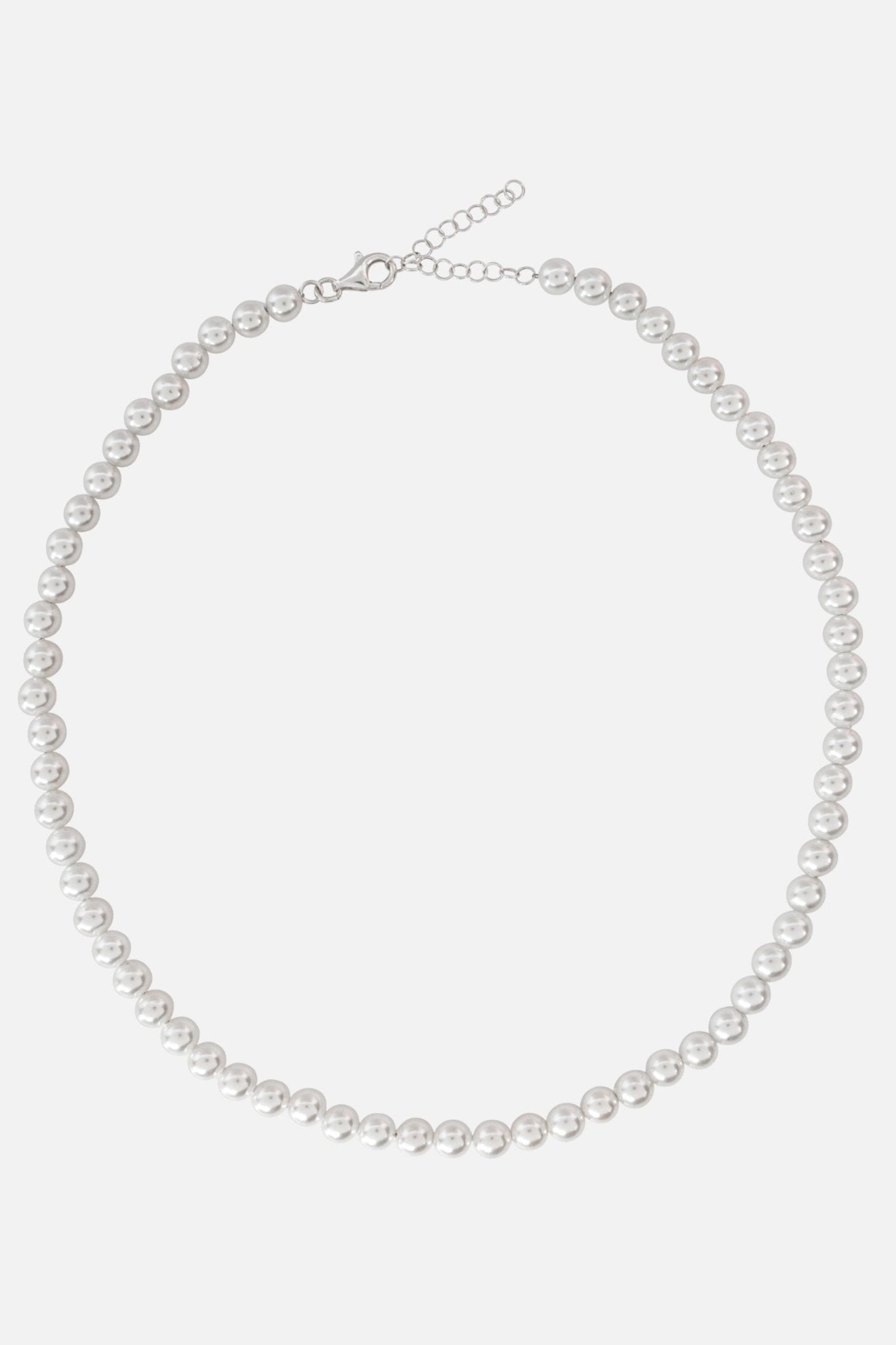 Pearl silver necklace - 925 sterling silver freshwater pearl necklace Portugal | Wild Youth