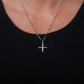 Plus sterling silver necklace flat lay - handmade Portugal Wild Youth | Wild Youth
