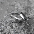 Plus ring worn on hand - 925 sterling silver plus band ring men women | Wild Youth