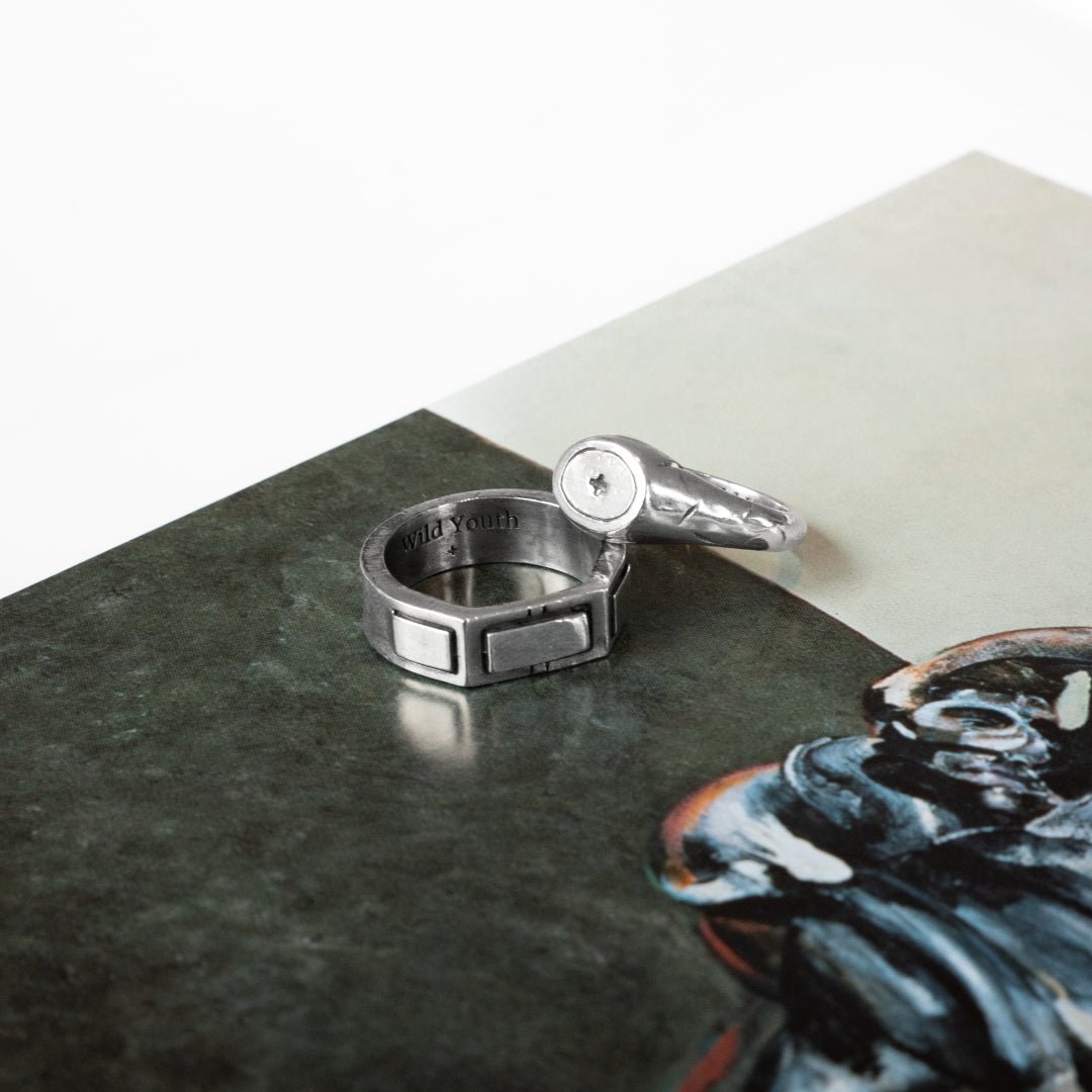 POSITIVITY RING - Silver - WILD YOUTH - 925 Sterling Silver