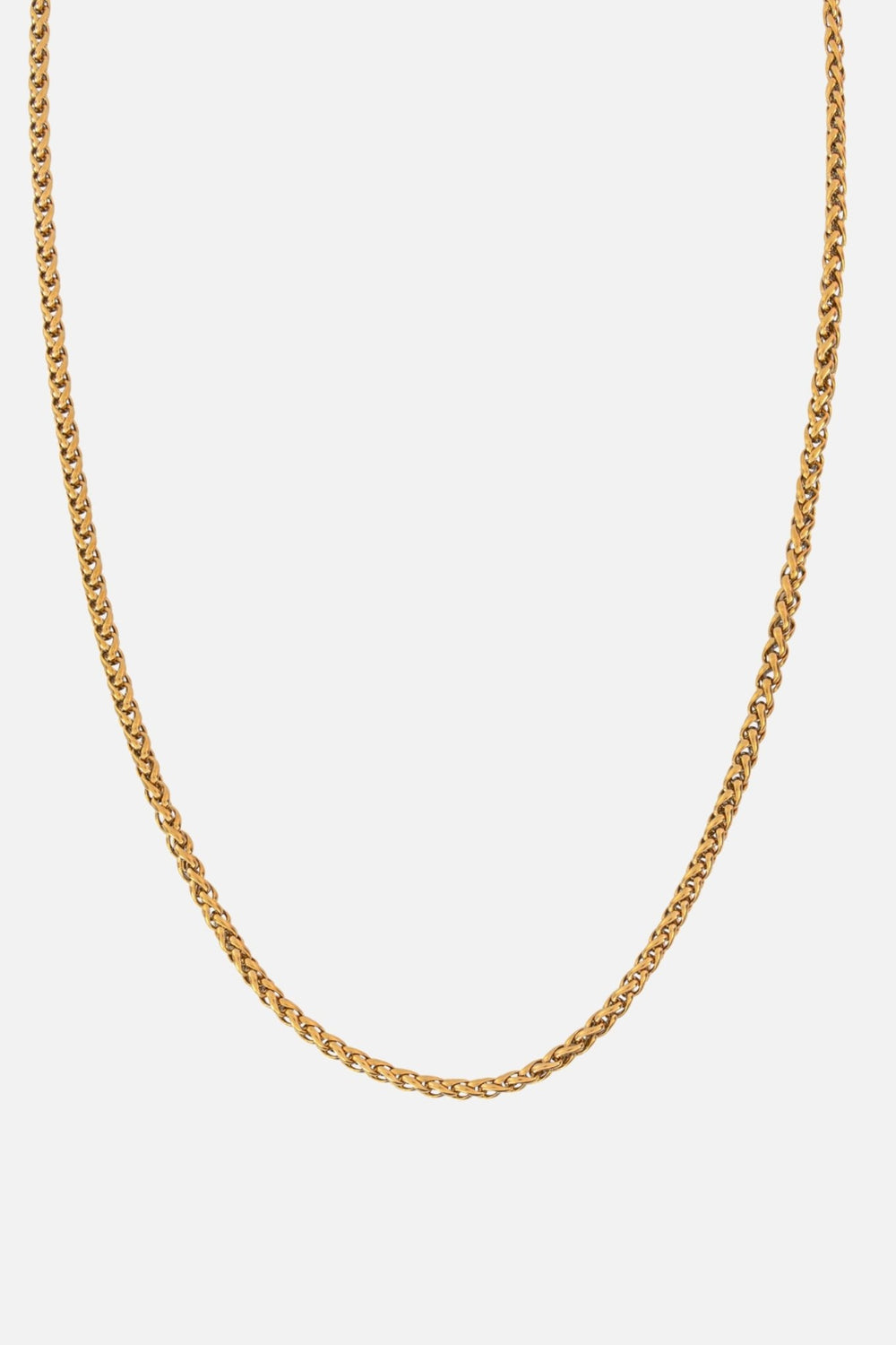 Purpose gold necklace - 19k gold crossed chain necklace handcrafted Portugal | Wild Youth