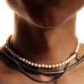 Purpose 925 sterling silver necklace lifestyle - layering jewellery Portugal | Wild Youth