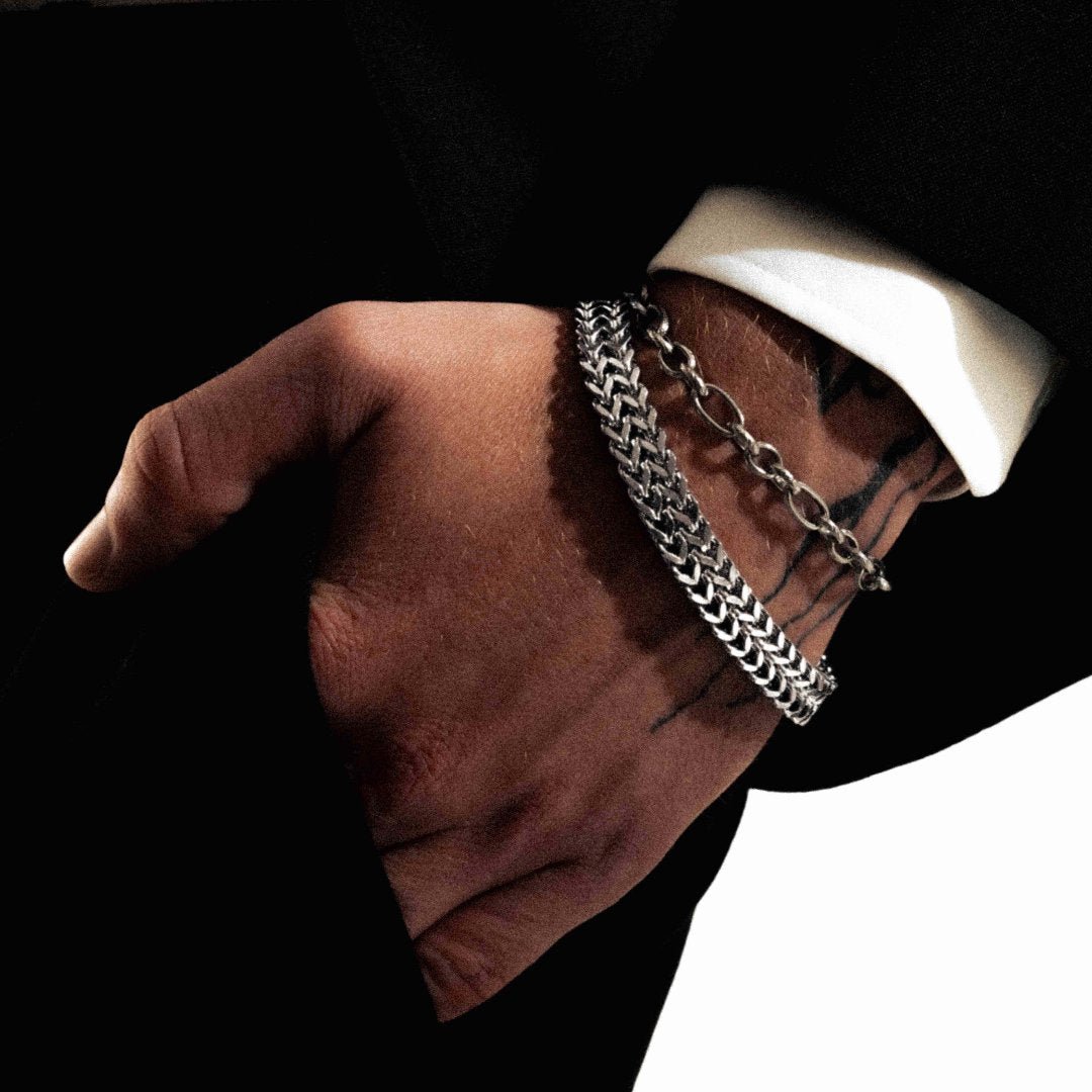 Relentless sterling silver bracelet flat lay - layering jewellery Wild Youth | Wild Youth