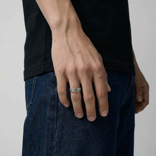 SINE RING - Silver - WILD YOUTH - 925 Sterling Silver