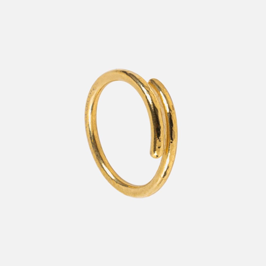 Spiral gold ring - 19k gold spiral ring handcrafted Portugal Wild Youth | Wild Youth