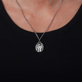 The World Is Yours 925 sterling silver necklace lifestyle - minimalist jewellery | Wild Youth