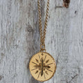 TRUE NORTH NECKLACE - Gold - WILD YOUTH - 925 Sterling Silver