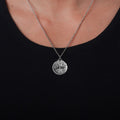 True North sterling silver necklace flat lay - handmade Portugal Wild Youth | Wild Youth