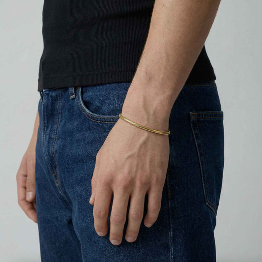 UNITY BRACELET - Gold - WILD YOUTH - 925 Sterling Silver