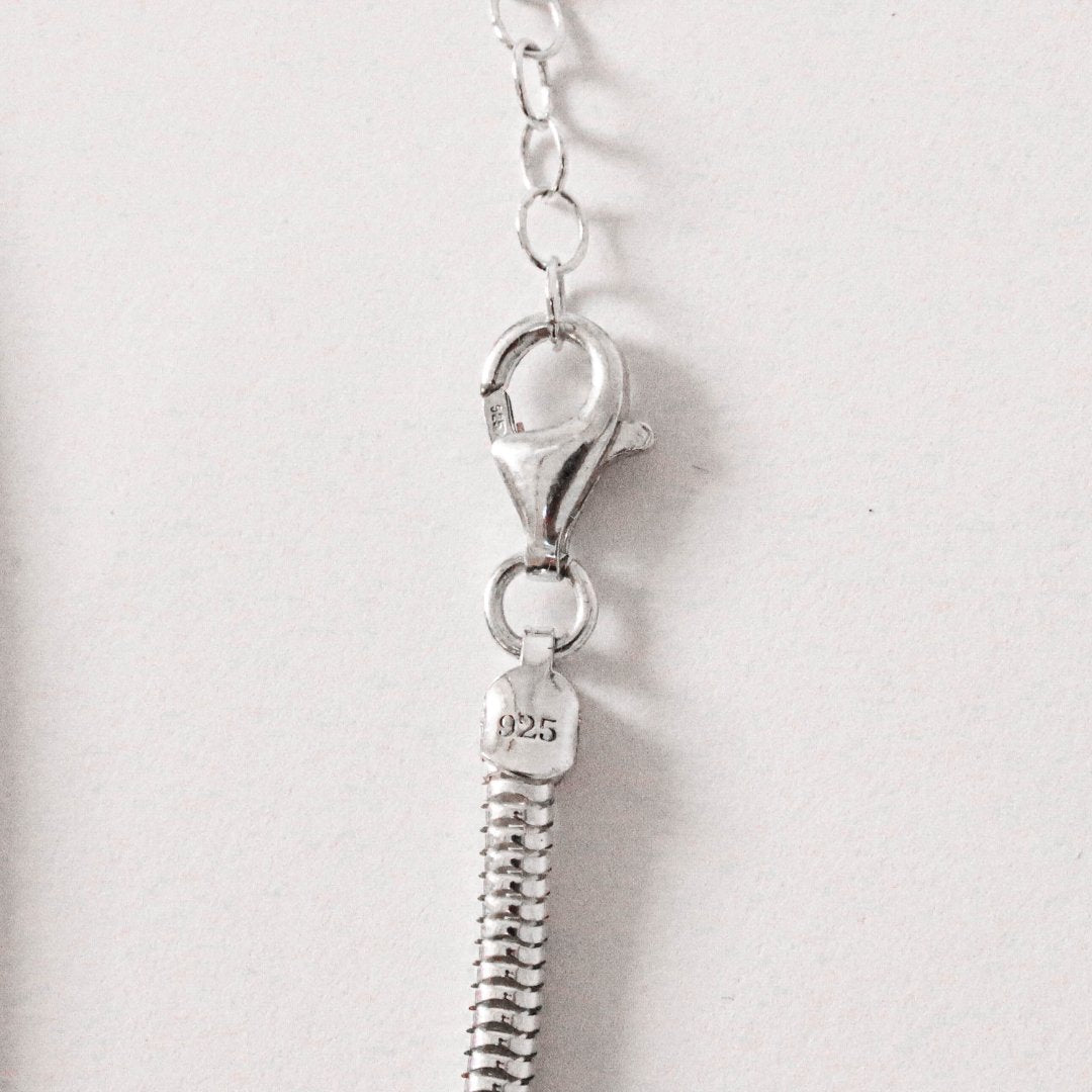 Unity silver bracelet detail - snake chain handcrafted Portugal Wild Youth | Wild Youth
