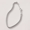 Unity sterling silver bracelet flat lay - layering jewellery Wild Youth | Wild Youth