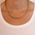 Unity 19k gold necklace flat lay - everyday jewellery Wild Youth Portugal | Wild Youth